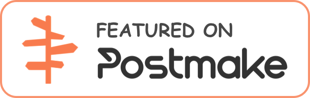 Postmake feature full-color badge